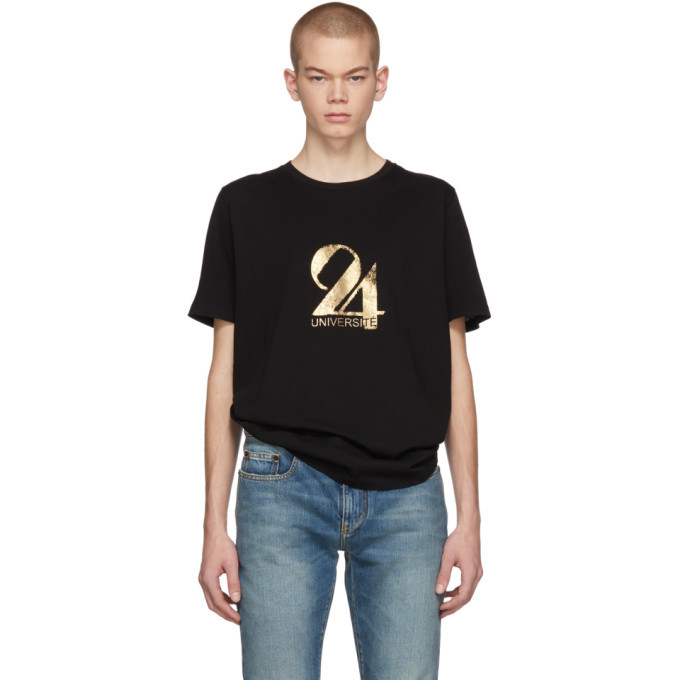 saint laurent universite t shirt