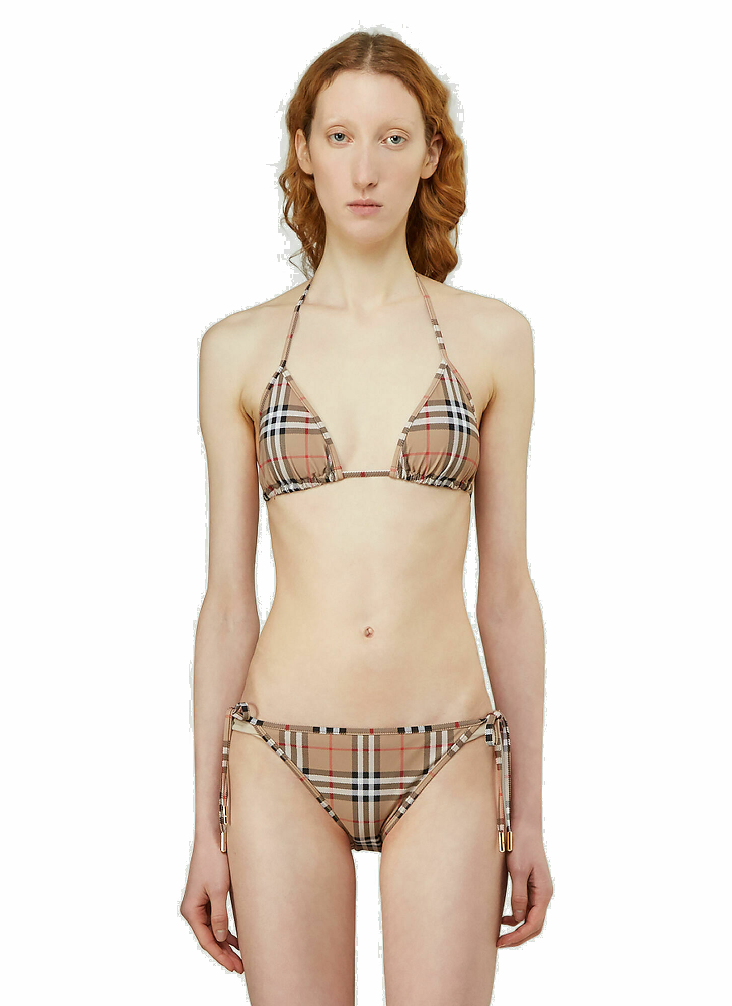 Vintage Check Bikini Set in Beige Burberry