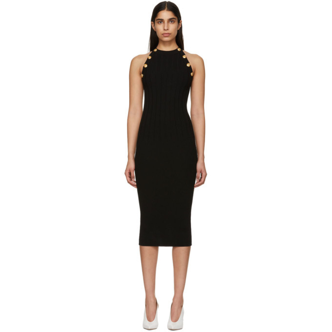 Balmain Black Viscose Casual Dress main image 0