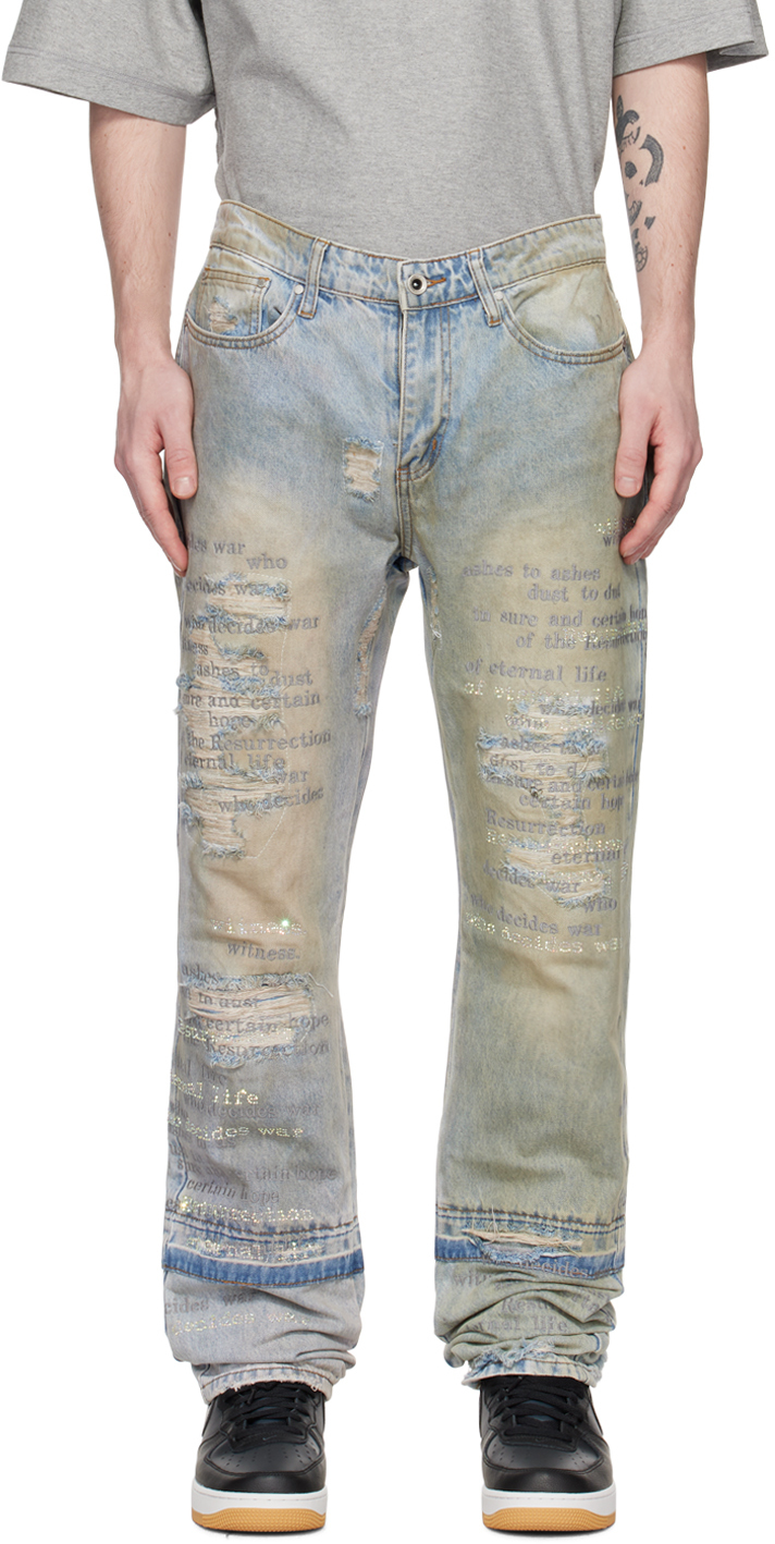 Who Decides War by MRDR BRVDO Blue Ashes To Ashes Jeans Who Decides War ...