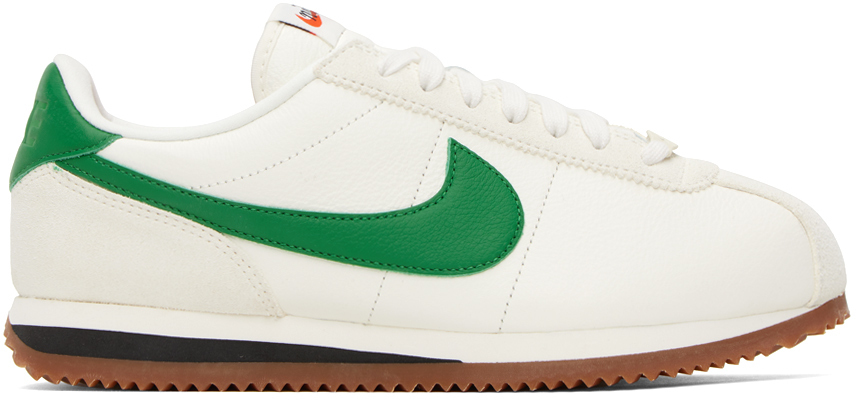 nike cortez plain white