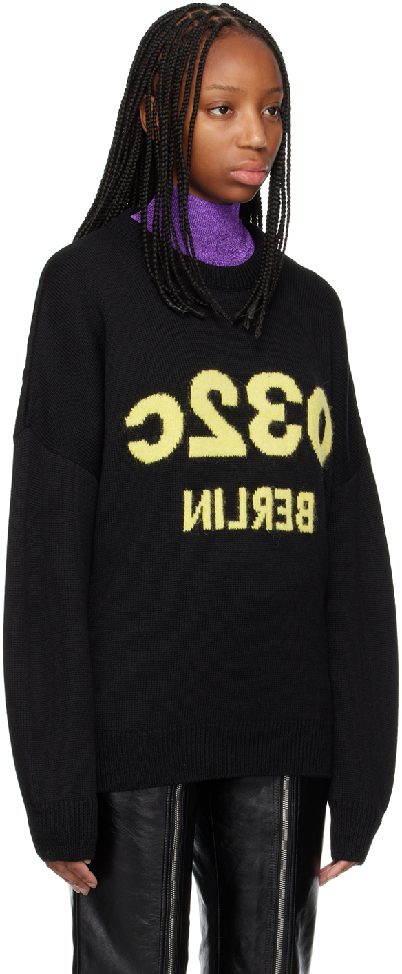 032c Black Selfie Sweater