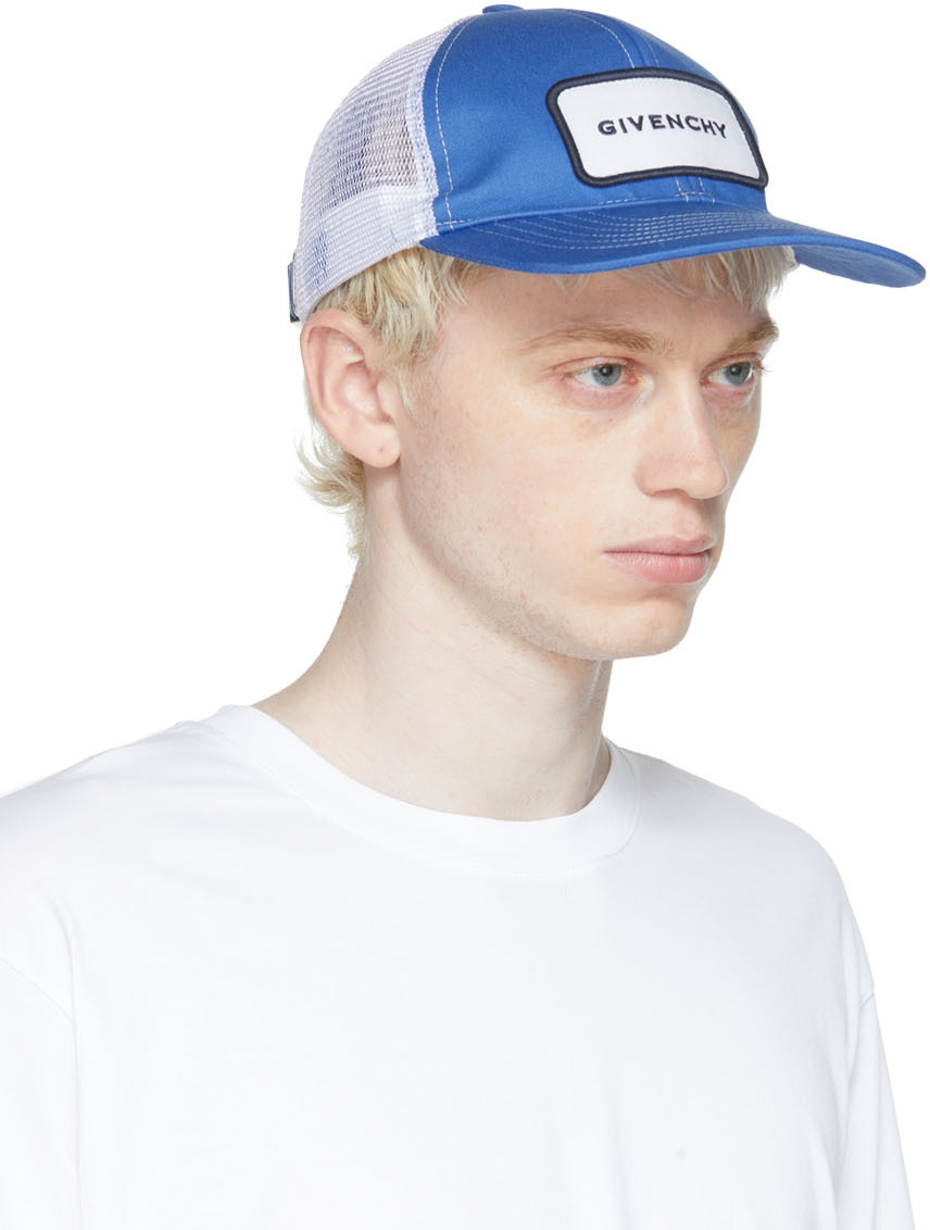 Givenchy Blue & White Trucker Cap Givenchy
