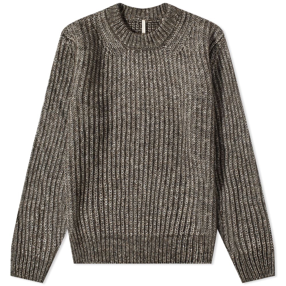 Sunflower Men's Field Chunky Crew Knit in Brown Sunflower