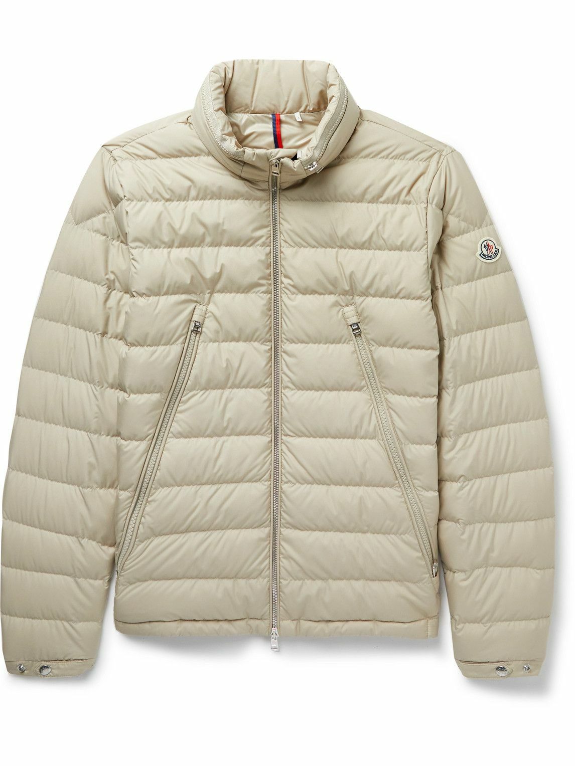 Moncler - Alfit Hooded Quilted Shell Down Jacket - Neutrals Moncler