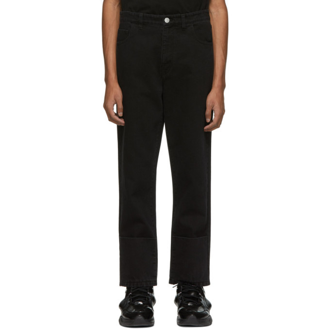 raf simons black jeans