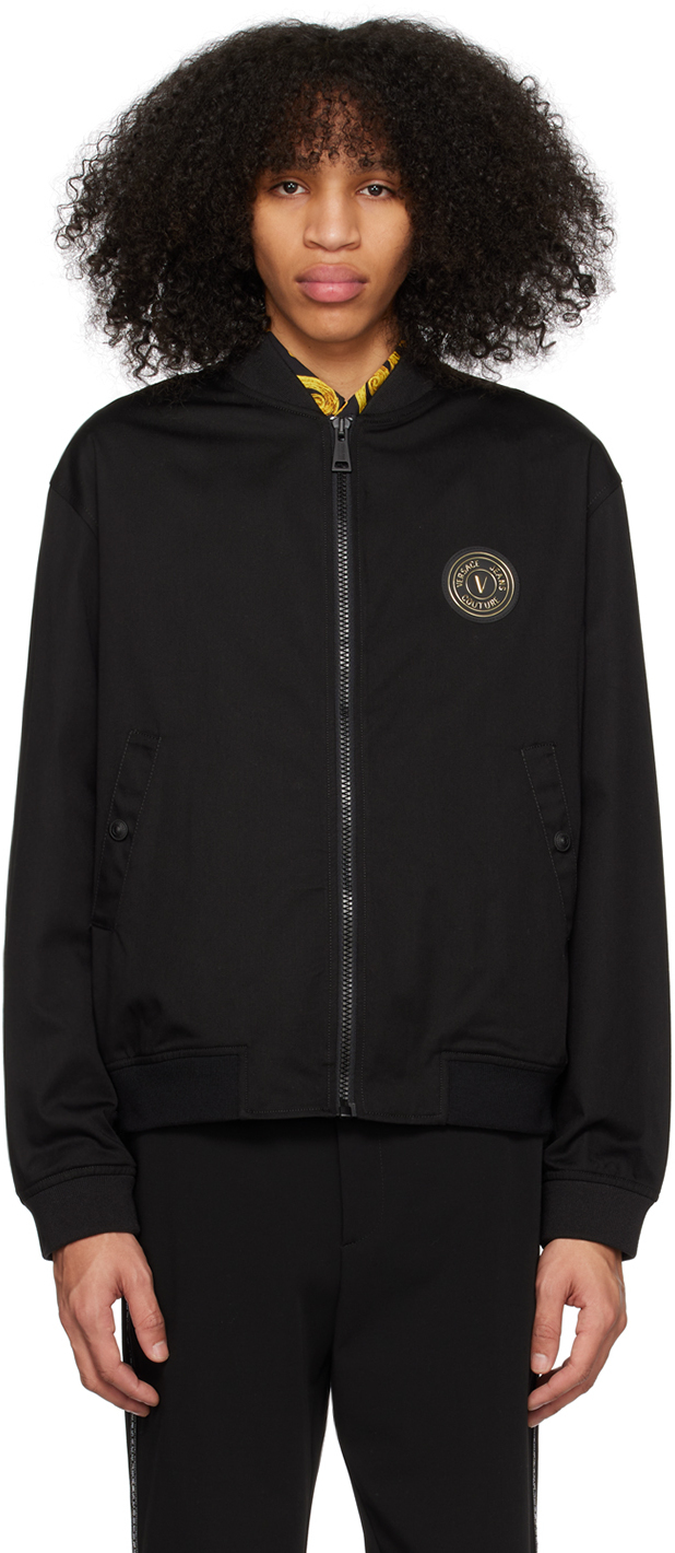 Photo: Versace Jeans Couture Black Patch Bomber