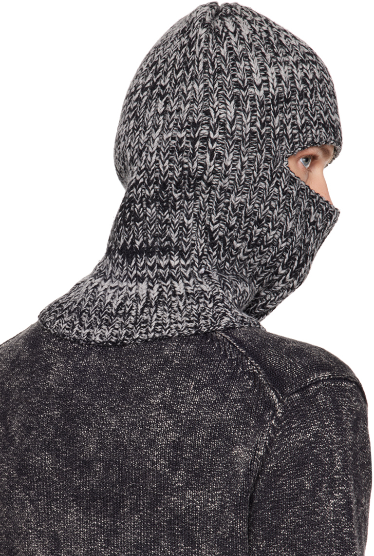 A PERSONAL NOTE 73 Gray Ribbed Balaclava