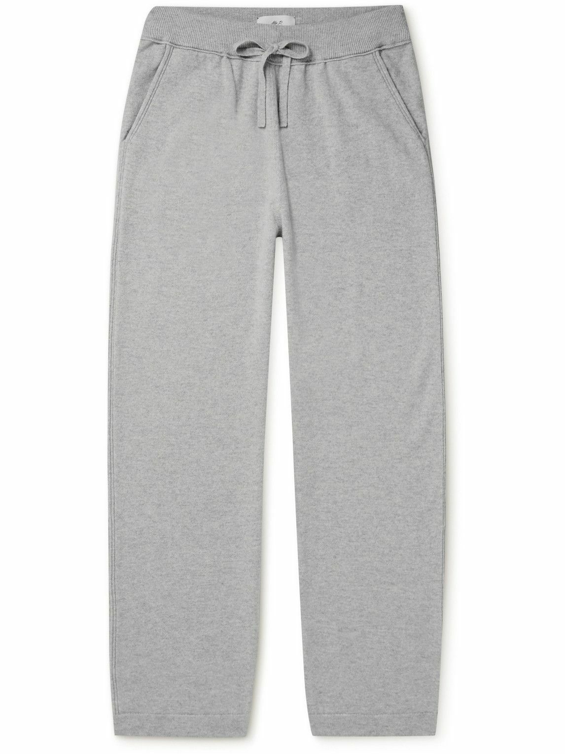 Mr P. - Circular-Knit Cashmere Sweatpants - Gray Mr P.