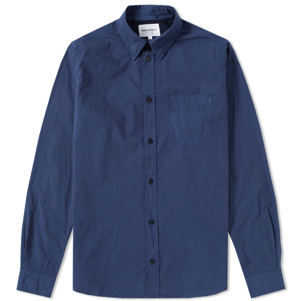 Norse Projects Anton Garment Dyed Poplin Shirt Norse Projects