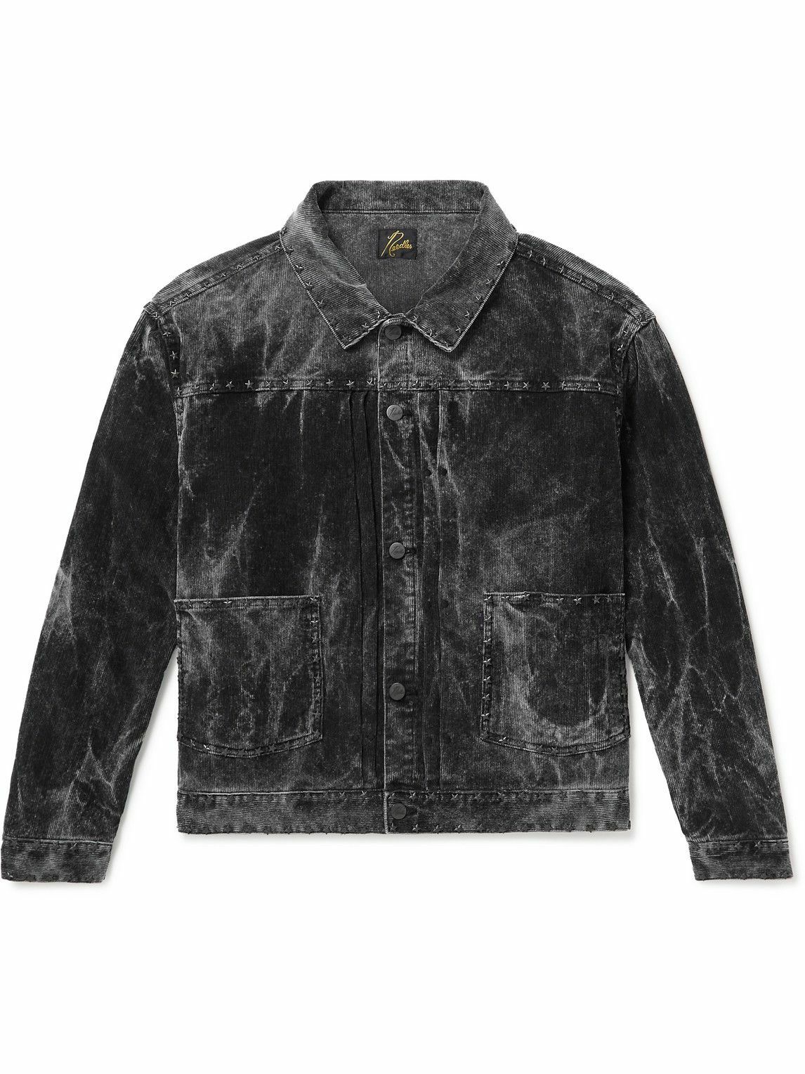 男女兼用 Needles FW22 piping cowboy jacket black - 通販 - smschool