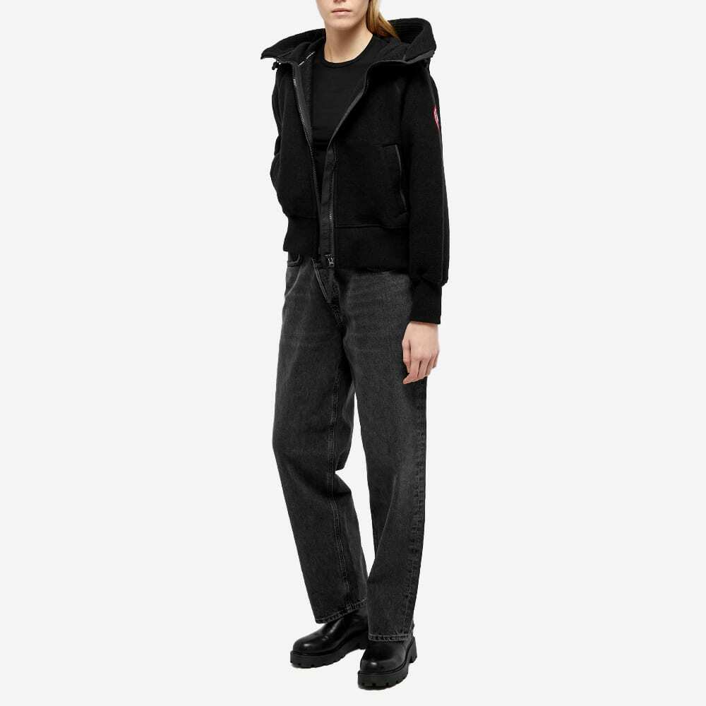 Canada Goose Women's Chilliwack Fleece Bomber Jacket in Black Canada Goose