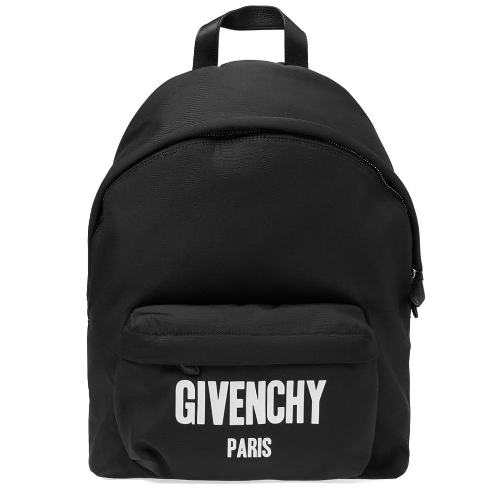 Givenchy Paris Canvas Backpack Black 