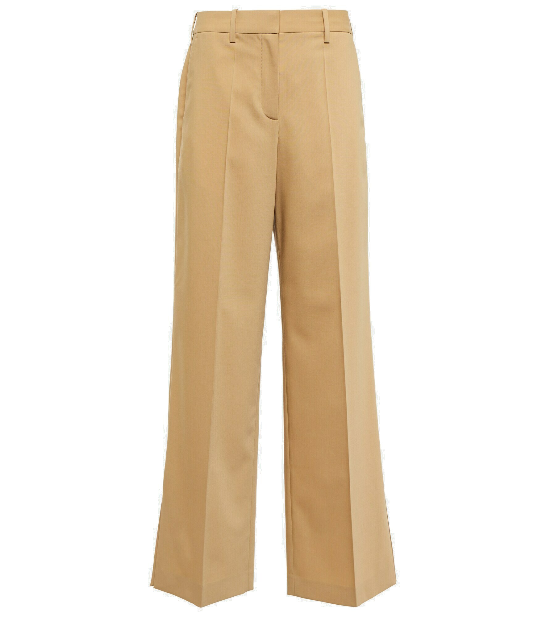 Loewe - Mid-rise wool-blend pants Loewe