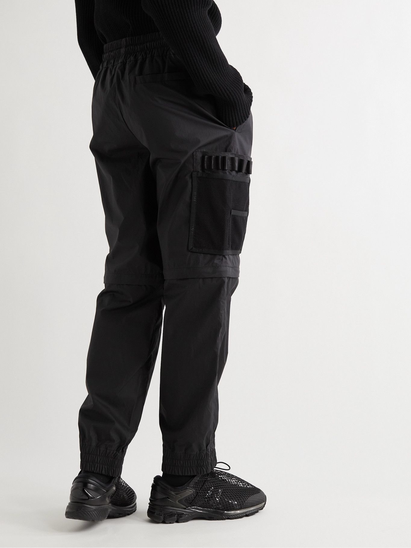 FENDI - Convertible Tapered Cotton-Canvas Drawstring Cargo Trousers ...