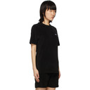 032c Black Terry Logo Embroidery T-Shirt