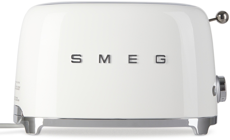 SMEG White RetroStyle 2 Slice Toaster SMEG
