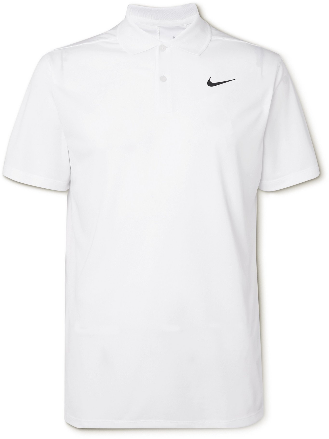 white nike golf top