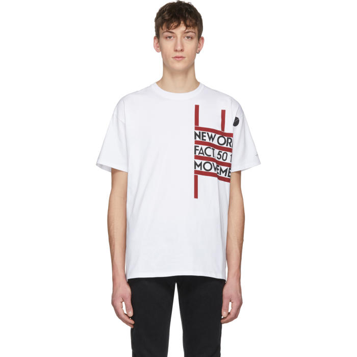 Raf Simons White New Order Power, Corruption and Lies Movement Regular ...