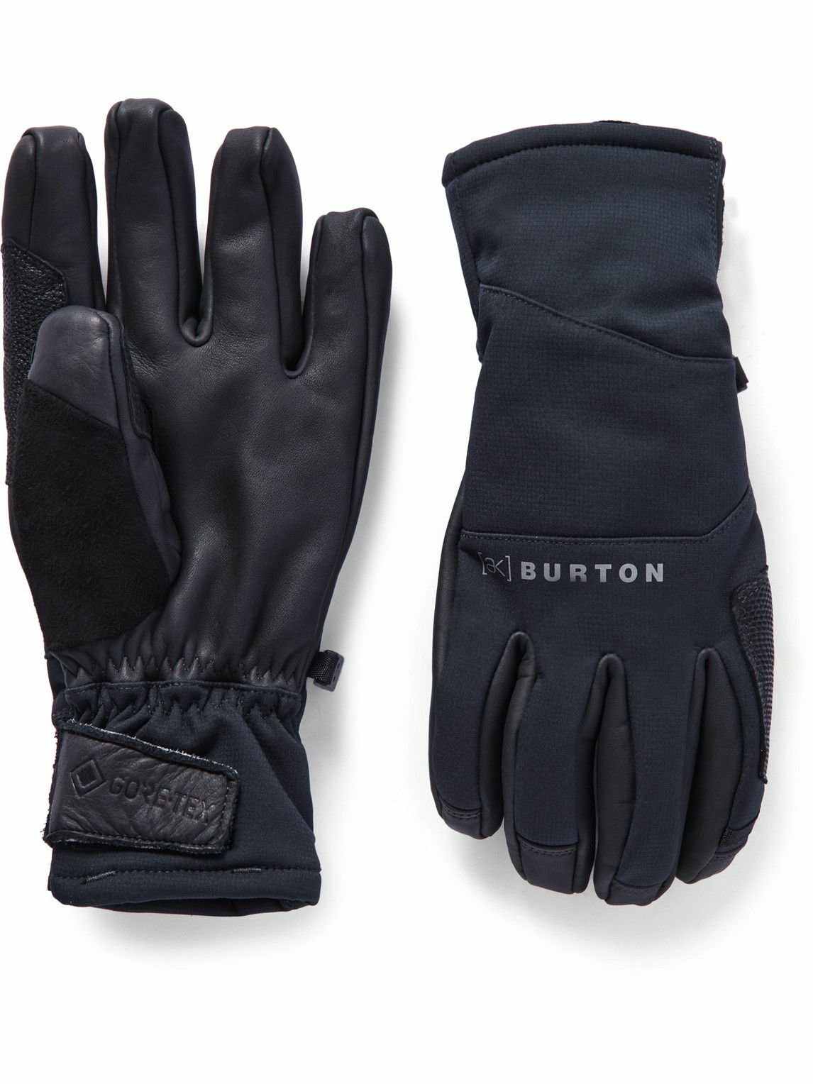 BURTON Leather and GORETEX® Gloves Black Burton