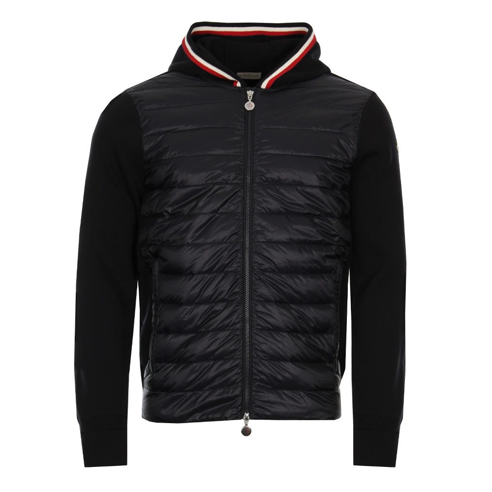 Hooded Cardigan - Navy Moncler