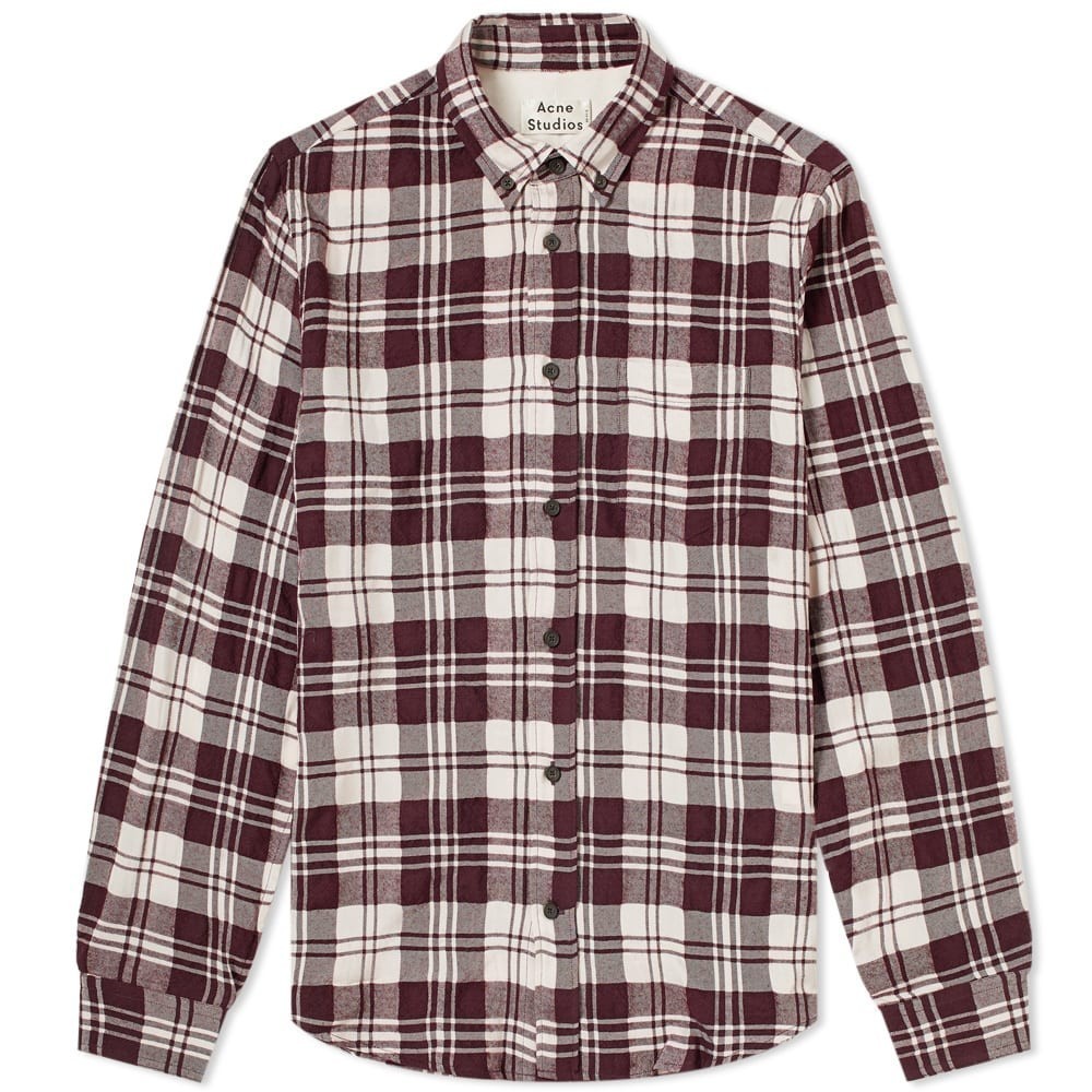 Acne Studios Sarkis Woven Check Shirt Acne Studios