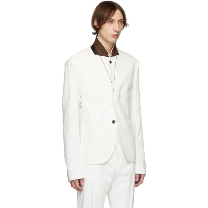 classic white blazer