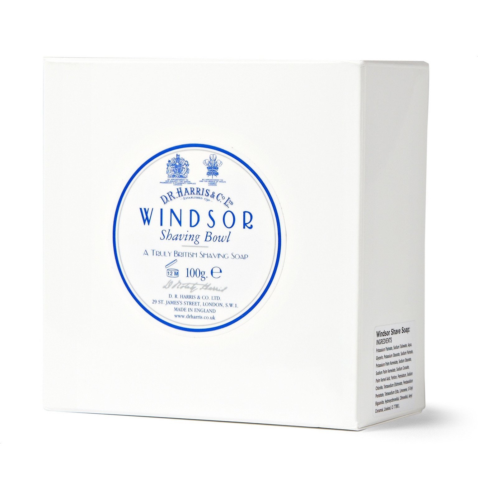 D R Harris Windsor Shaving Bowl and Soap Brown D.R. Harris & Co.