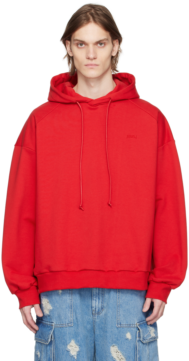 Juun.J Red Niki Hare Edition Hoodie Juun.J