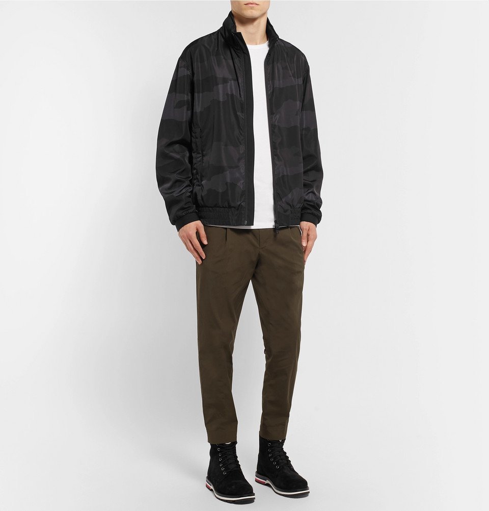 Moncler - Theodore Camouflage-Print Shell Jacket - Black Moncler
