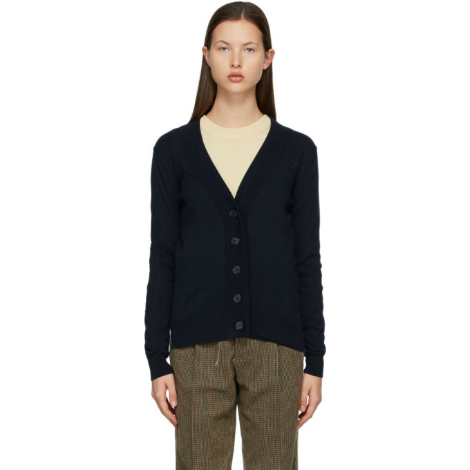 fitted black cardigan