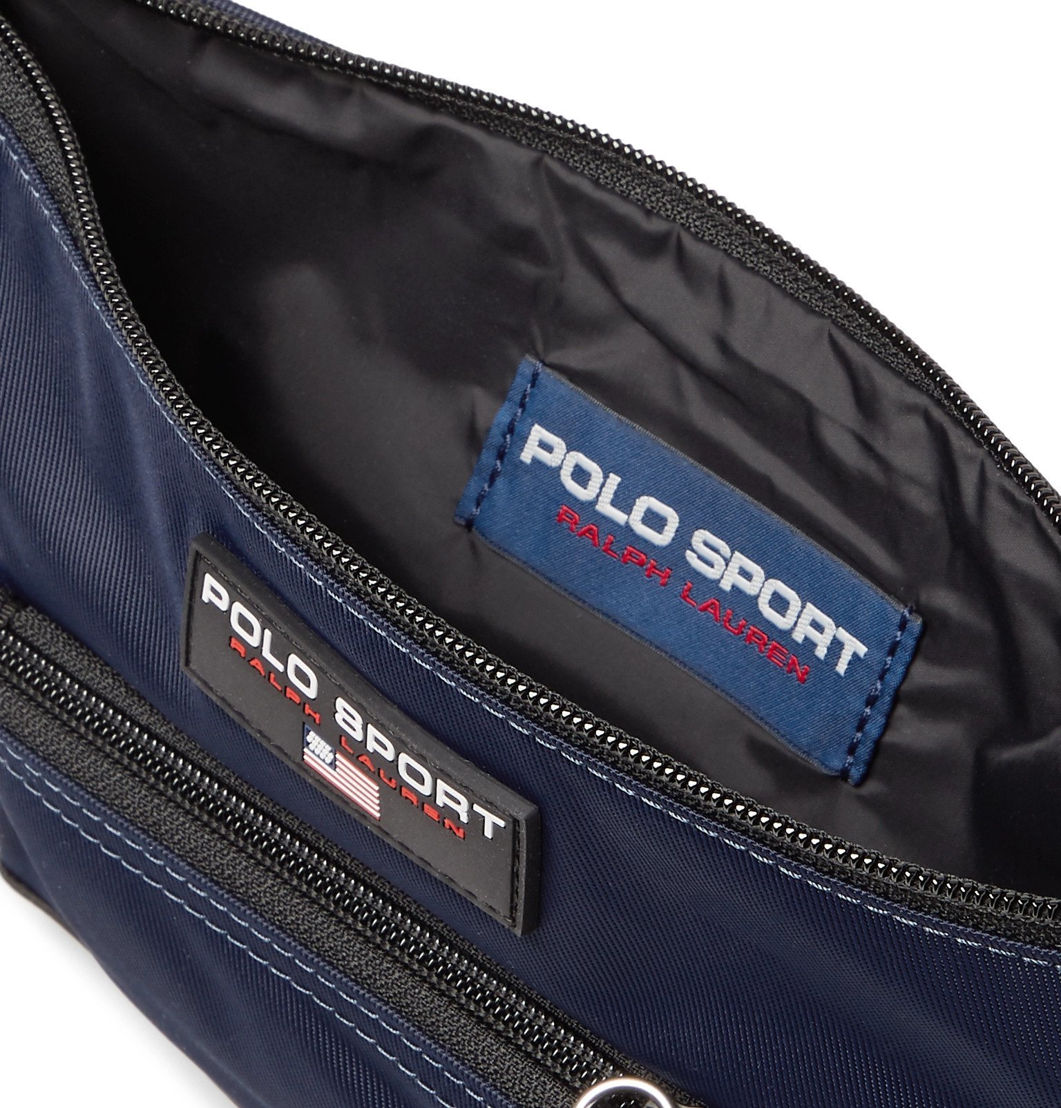 Polo Ralph Lauren - Logo-Appliquéd Nylon Belt Bag - Blue Polo Ralph Lauren