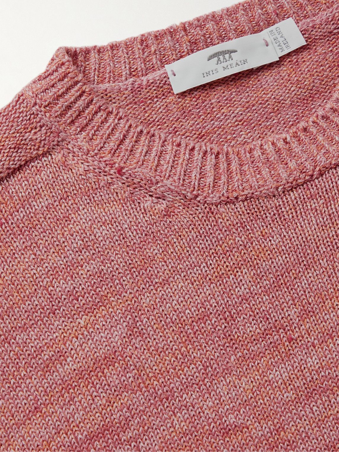 Inis Meáin - Donegal Linen Sweater - Red Inis Meáin