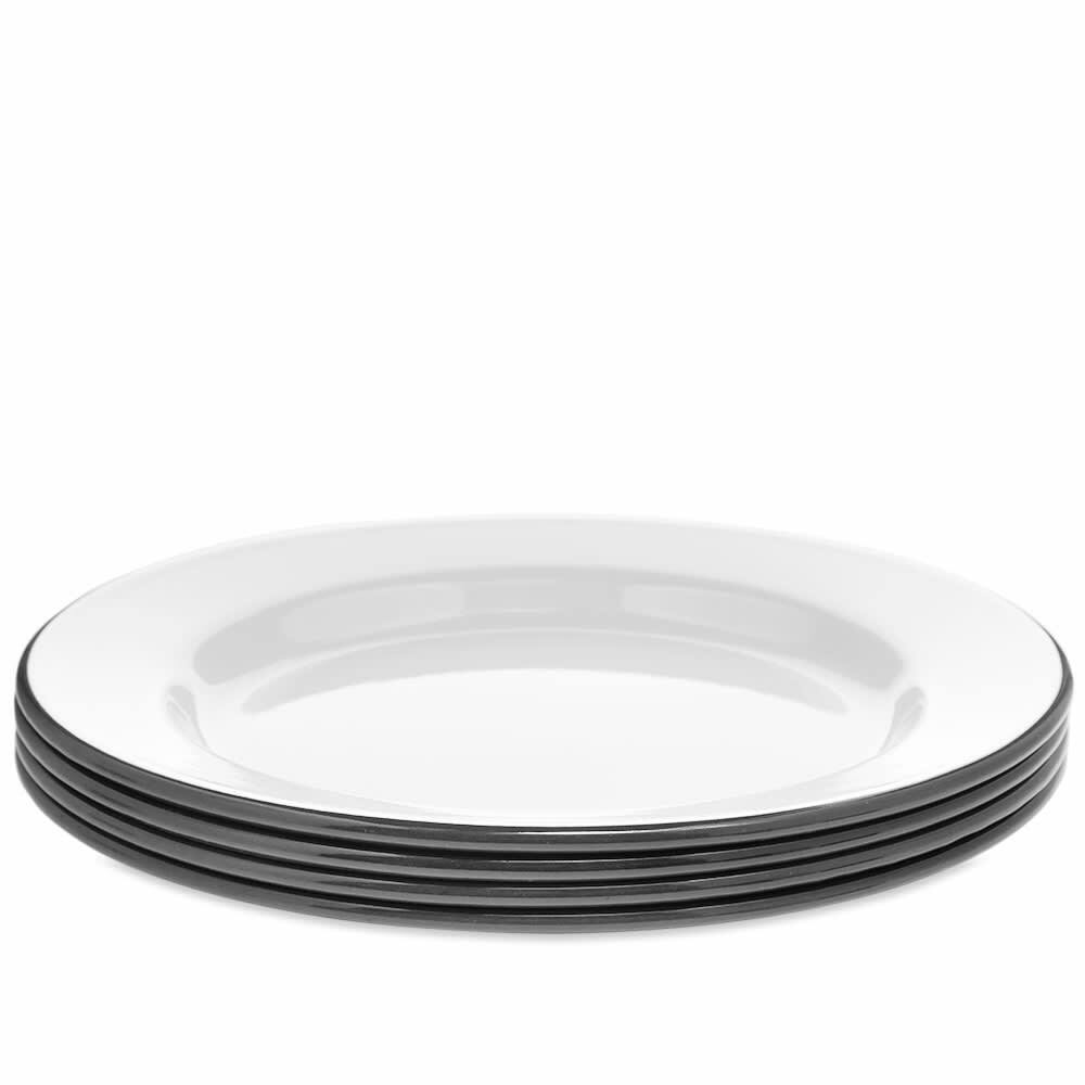 Falcon Enamelware Plates in Pigeon Grey Falcon Enamelware