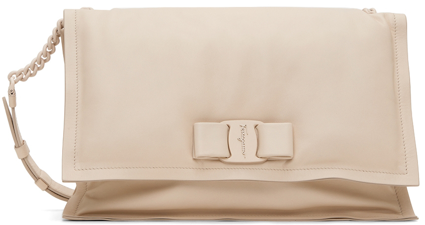 ferragamo beige bag