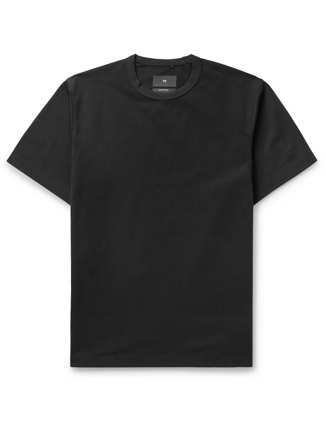 Y-3 - Premium Cotton-Blend Jersey T-Shirt - Black Y-3