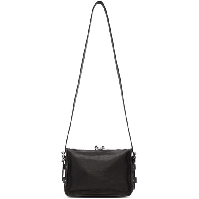 rag and bone Black Small Field Messenger Bag Rag and Bone