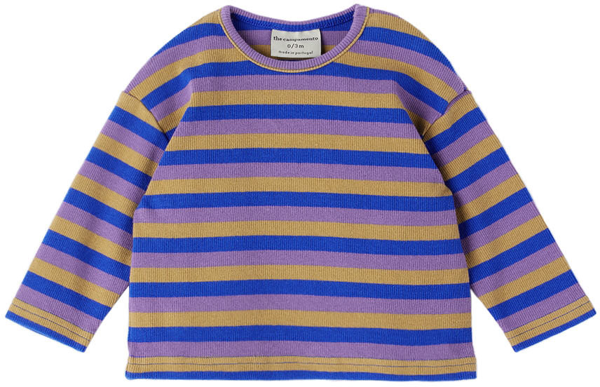The Campamento Baby Brown Stripe T-Shirt