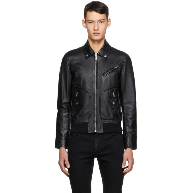 saint laurent suede trucker jacket