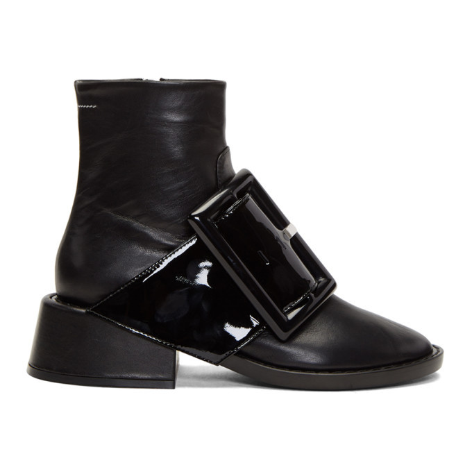 maison margiela buckle boots