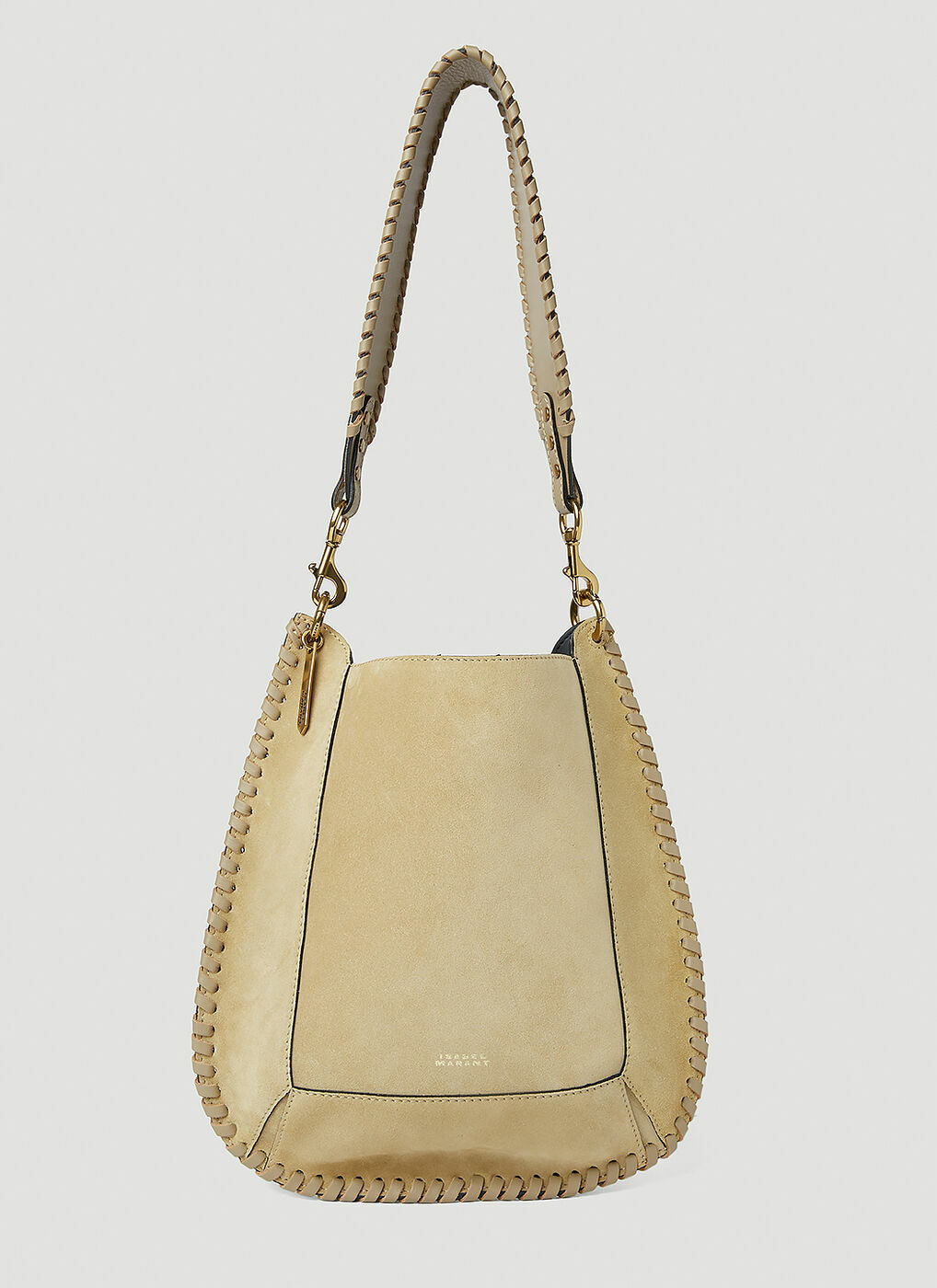 Isabel Marant - Oskan Shoulder Bag in Beige Isabel Marant