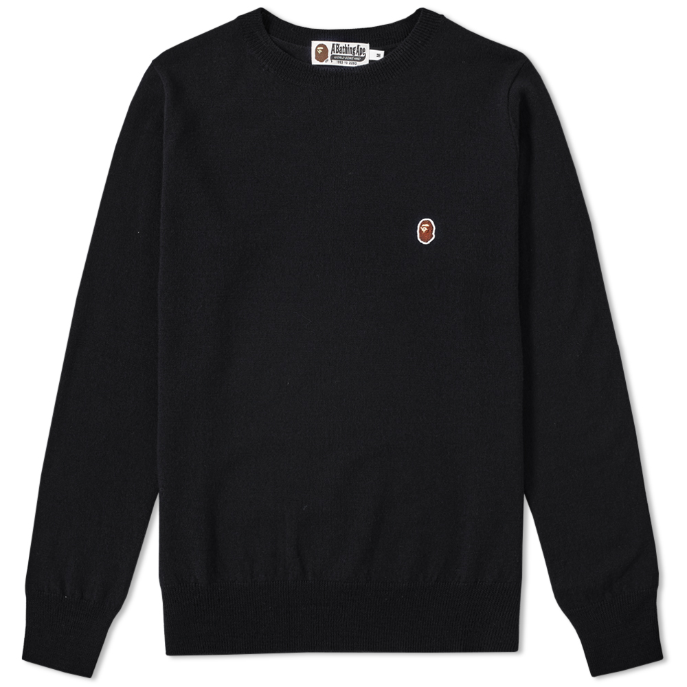 A Bathing Ape One Point Crew Knit
