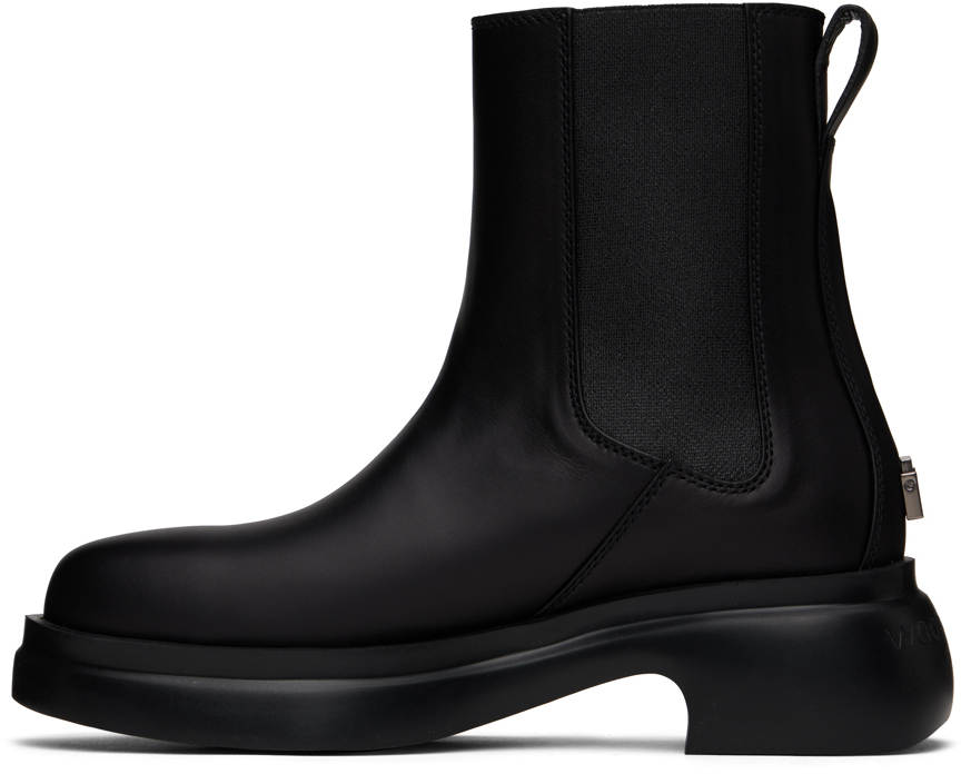 Wooyoungmi Black Leather Chelsea Boots Wooyoungmi