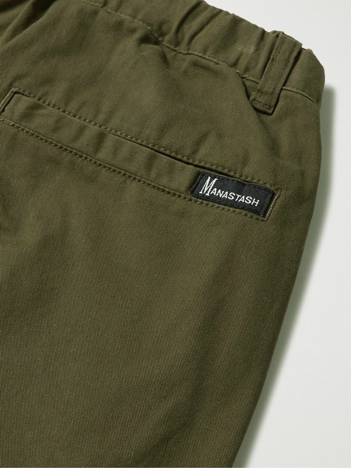 MANASTASH - Flex Climber Straight-Leg Belted Cotton-Blend Twill Cargo ...