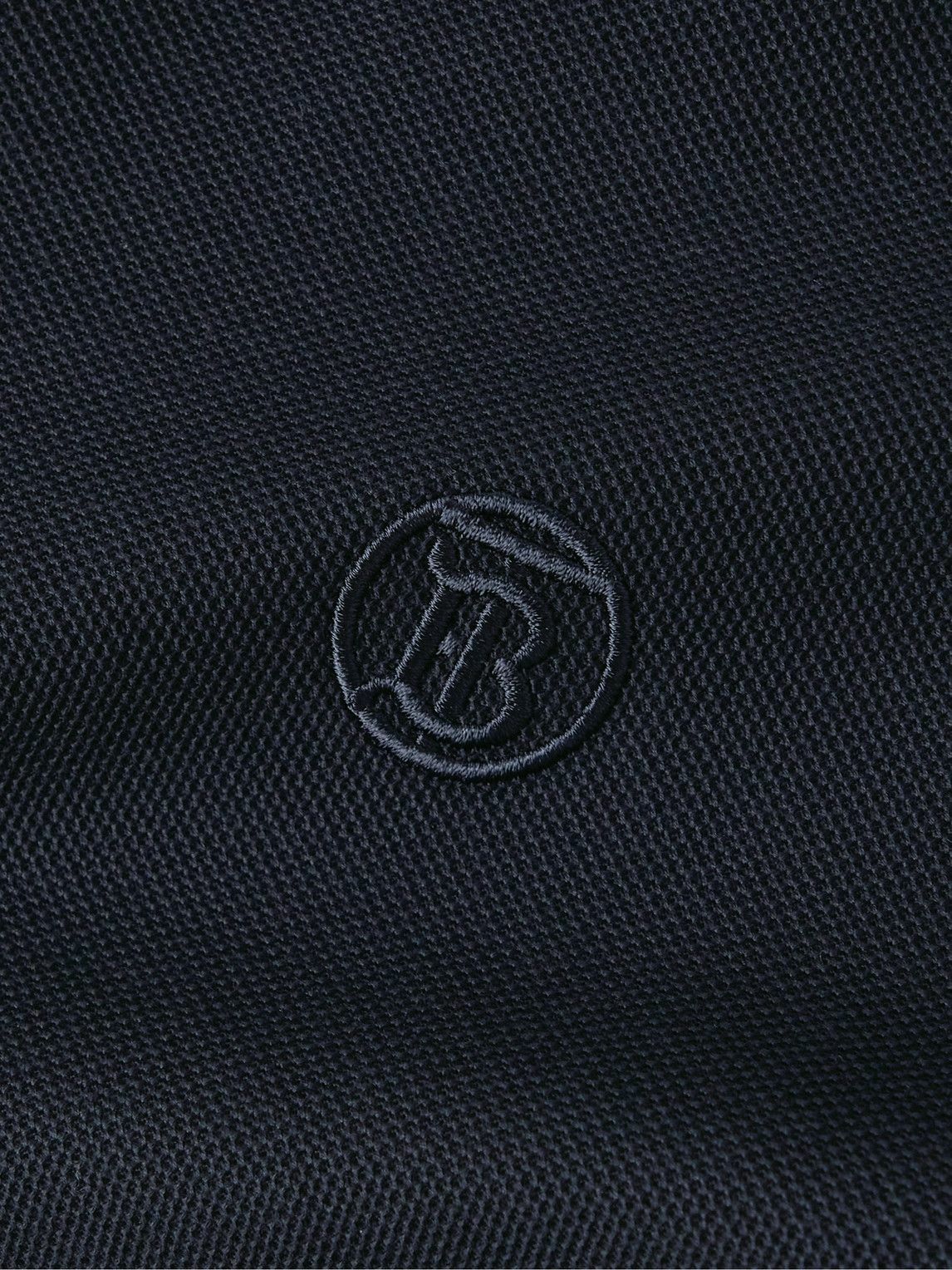 Burberry - Logo-Embroidered Cotton-Piqué Polo Shirt - Blue Burberry