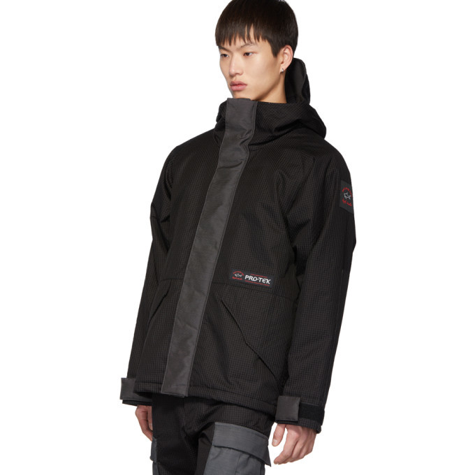 LQQK Studio for Paul and Shark Black Ripstop ECWCS Jacket LQQK