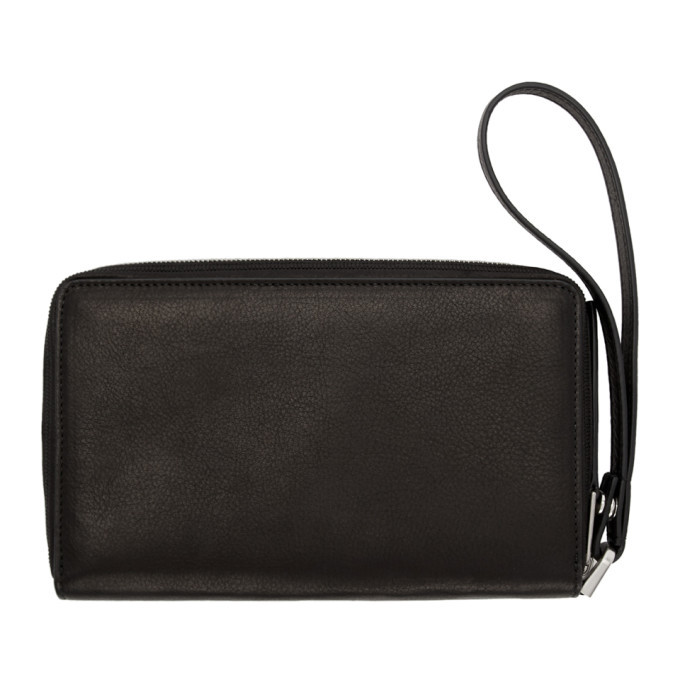 Rick Owens Black Passport Holder Rick Owens