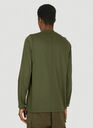 Crewneck Long Sleeve T-Shirt in Green