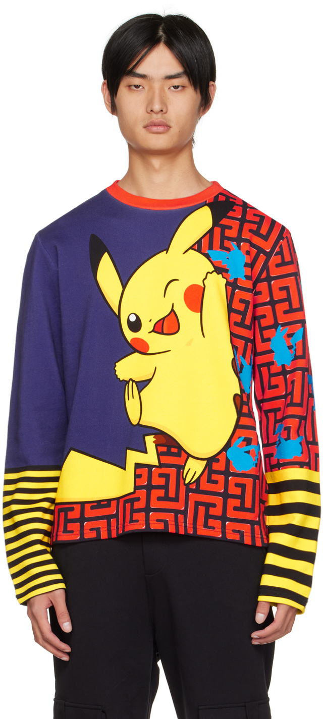 Balmain Multicolor Pokémon Edition Printed Sweatshirt Balmain