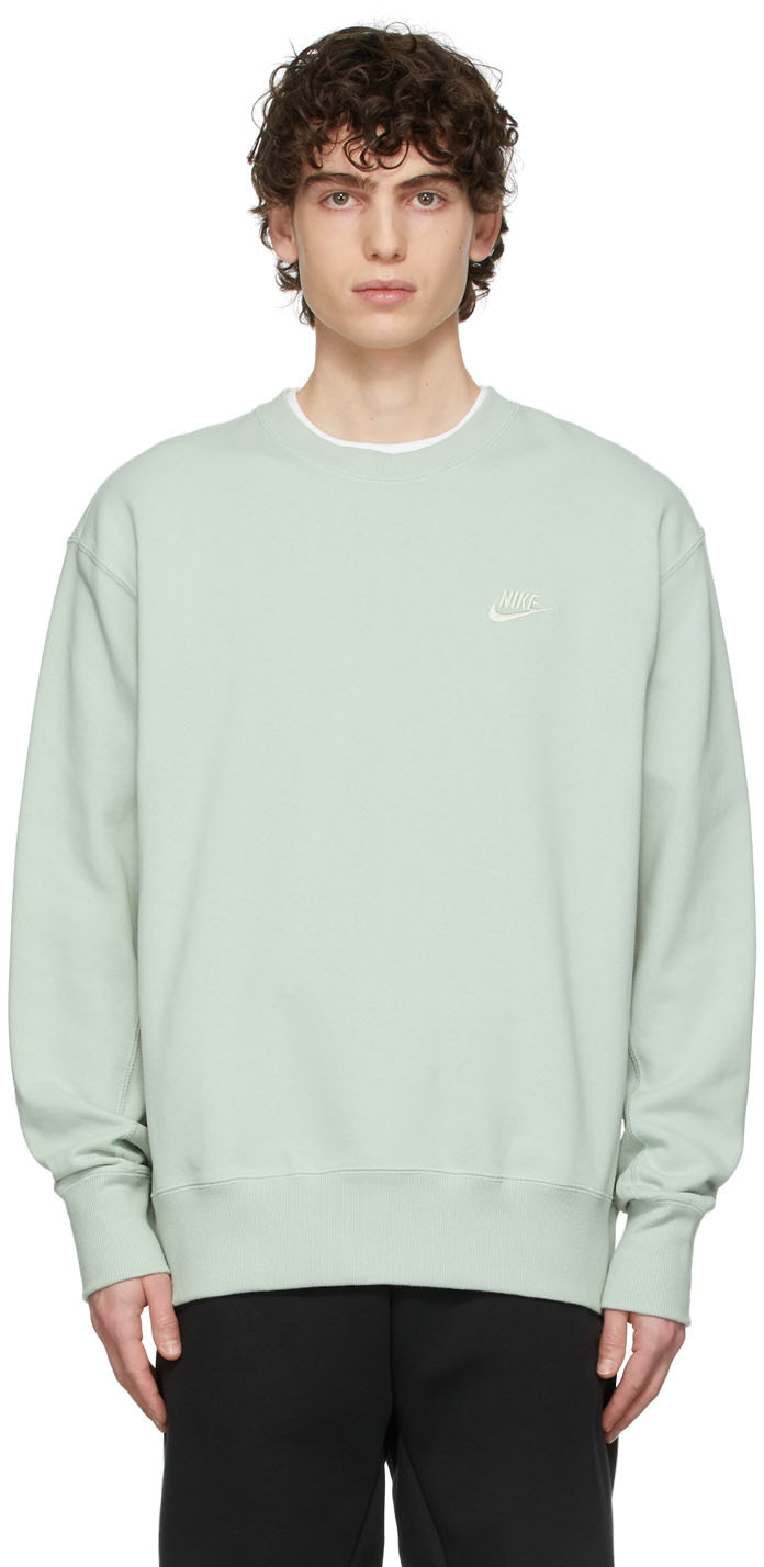 nike collar fleece sweatshirt